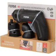 Destornillador FERM 4V, batería 1,5 Ah incluido