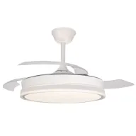 Ventilador de techo PITIJOPO en Negro y Blanco - Akunadecor