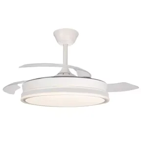 Ventilador de techo PITIJOPO en Negro y Blanco - Akunadecor