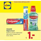 Colgate: cepillo triple acción, enjuague sin alcohol y dentífrico
