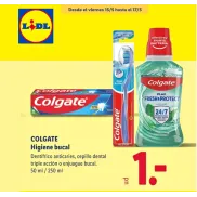 Colgate: cepillo triple acción, enjuague sin alcohol y dentífrico