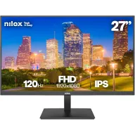 Monitor Gaming Nilox 27'' Full HD, 120 Hz, 4 ms de respuesta.