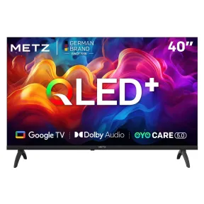 Metz QLED 40 Pulgadas Smart TV 2025, HDR10, Dolby Audio