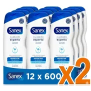 Gel de Ducha Sanex Cuidado Experto 2 Pack 600ml