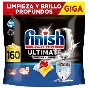 Ultimate Infinity Shine 160 pastillas para lavavajillas