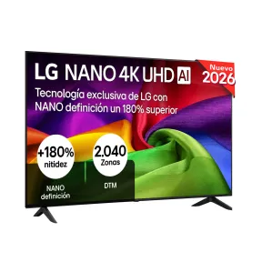 LG 55" Nano 4K UHD AI Smart TV con Dolby Digital Plus