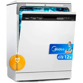 Lavavajillas Midea Blanco 60 cm para 12 servicios