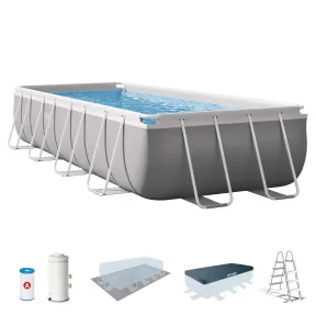 Piscina Prisma Frame Intex 488x244x107 cm con depuradora