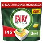 Cápsulas de Lavavajillas Limón Fairy Original, 5 x 29 Unidades