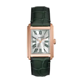 Reloj Fossil Carraway Hombre, Cuarzo con Correa de Piel o Acero