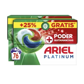 Detergente Ariel Pods Platinum 76 Cápsulas - Limpieza Profunda