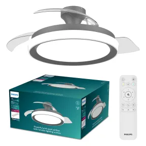Lámpara de Techo Philips Bliss con Ventilador LED Retráctil