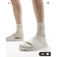 Sandalias Jack & Jones blancas (no incluye calcetines)
