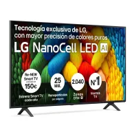 TV 55" LG NanoCell 4K Smart - 55NANO80A6B