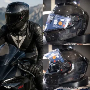 Casco SHARK Spartan GT PRO CARBON Gloss ECE22.06 con PinLock