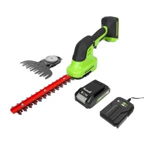 Cortasetos a Batería Greenworks G24SHTK2 de 24 V