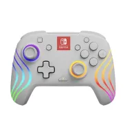 Gamepad LED Multicolor Blanco Compatible con Nintendo Switch