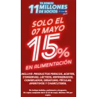 Descuento del 15% en alimentación en Carrefour 0705