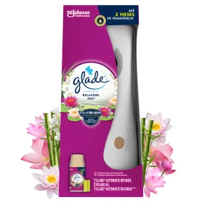 Ambientador Automático Relaxing Zen de Glade con Aceites Esenciales
