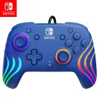 Controlador Wired Blue Afterglow Wave de PDP Official