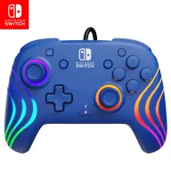 Controlador Wired Blue Afterglow Wave de PDP Official