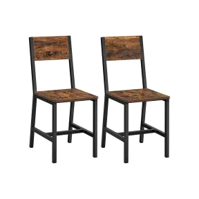 Sillas de Comedor VASAGLE - Juego de 2 Unidades