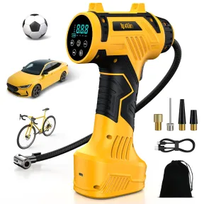 Inflador Portátil de Ruedas 150PSI con Pantalla LED y 4 Modos
