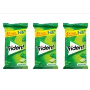 Chicles Sin Azúcar Trident Hierbabuena - 3 Unidades, 4 Envases
