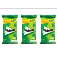 Chicles Sin Azúcar Trident Hierbabuena - 3 Unidades, 4 Envases