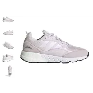 Adidas ZX 1K Boost 2.0 rosa para mujer, estilo casual.