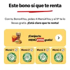 BONO4YOU: Menú GRATIS en McDonald's