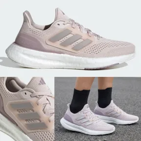 Zapatillas Beige Adidas Pureboost 23 para Mujer Running