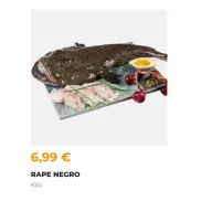 6,99€ el Kilo de Rape Negro