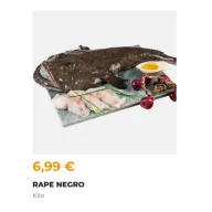 6,99€ el Kilo de Rape Negro