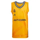 Real Madrid FC - Camiseta Amarilla de Baloncesto Adidas Junior