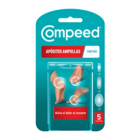 Ampollas Surtido COMPEED: 5 Uds de Apósitos Hidrocoloides