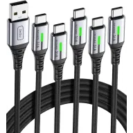 Cable USB C Rápido INIU 3.1A - Pack de 5 Longitudes Variadas