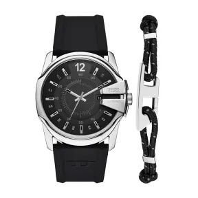 Reloj Diesel DZ4700SET de Cuarzo para Hombre con Correa de Silicona