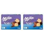 Milka Barritas de Bizcocho con Chocolate y Relleno de Leche