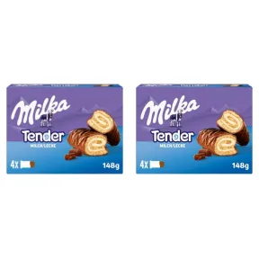 Milka Barritas de Bizcocho con Chocolate y Relleno de Leche