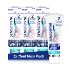 Pasta de Dientes Blanqueante Sensodyne 3x75 ml Menta