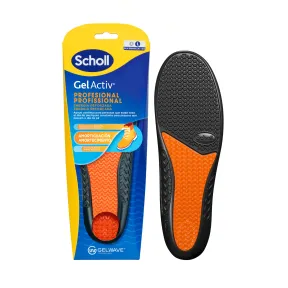 Plantillas de Gel Scholl GelActiv para Hombre - Talla 40-46.5