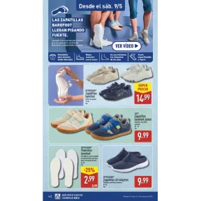 Aldi lanza su oferta anual de calzado barefoot desde 9,99€