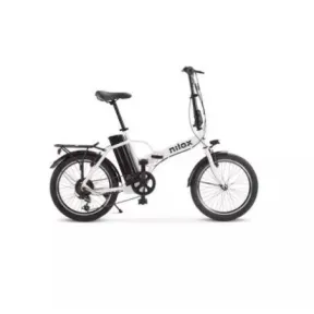 Bicicleta eléctrica Nilox J1 PRO en color blanca
