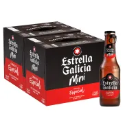 Pack de 24 Mini Botellines Estrella Galicia Especial - Lager