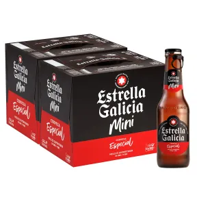 Pack de 24 Mini Botellines Estrella Galicia Especial - Lager