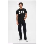 Camiseta negra corta de GAP (más detalles en descripción)