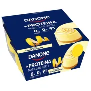 Natillas zero con sabor a tarta de limón Danone 480g 4 Unidades