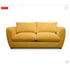 Sofá cama CLEMENCE 3 plazas en Beige, Gris o Amarillo
