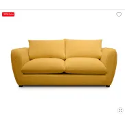 Sofá cama CLEMENCE 3 plazas en Beige, Gris o Amarillo